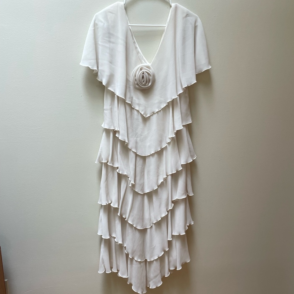 Vintage Ann Hobbes for Cattiva Tiered Dress